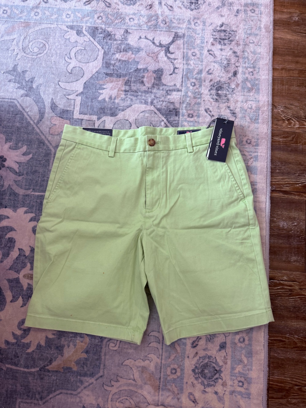 Vineyard Vines Men’s 9in Lime Green Breaker Shorts